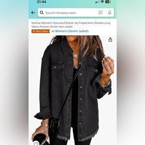 Black Shacket worn a few times